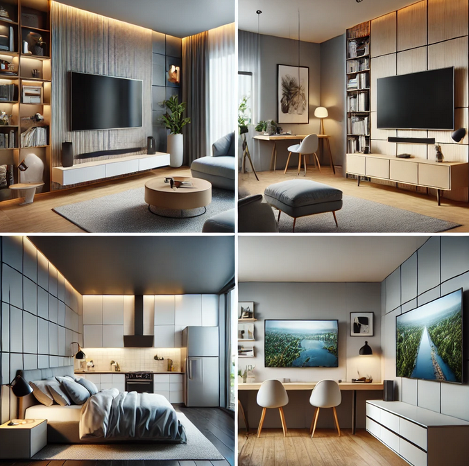 Ideal Locations for TV Wall Mounting