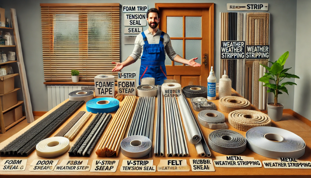 Types of Weather Stripping We Install